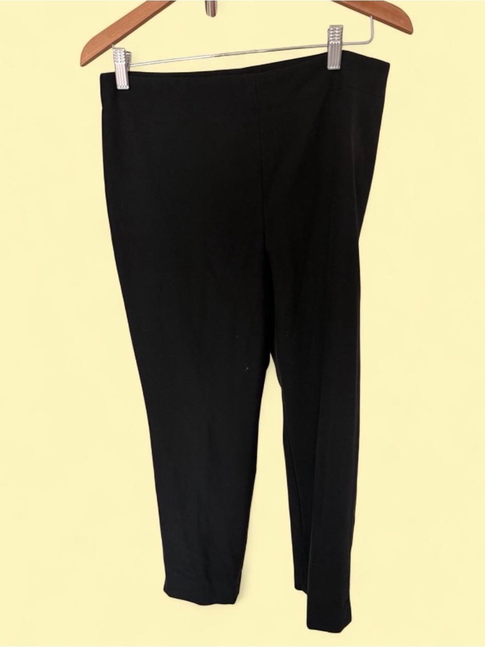 Talbots Black Pull-On Ponte Leggings